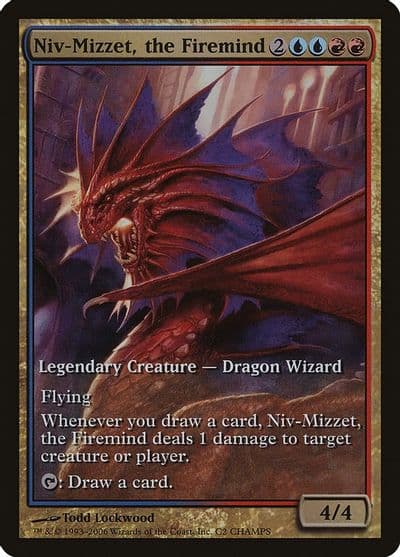 Niv Mizzet the Firemind Champs Promos Magic card