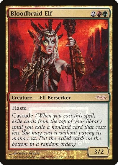Bloodbraid Elf FNM Promos Magic card