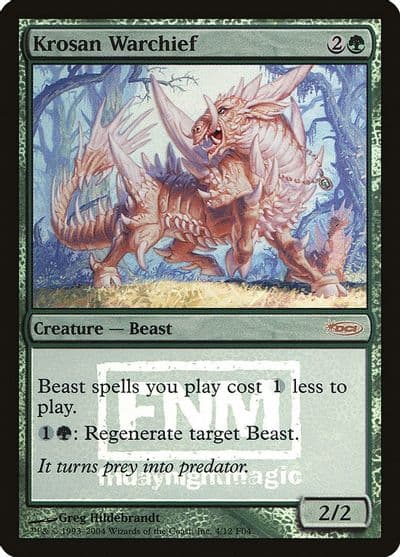 Krosan Warchief FNM Promos Magic card