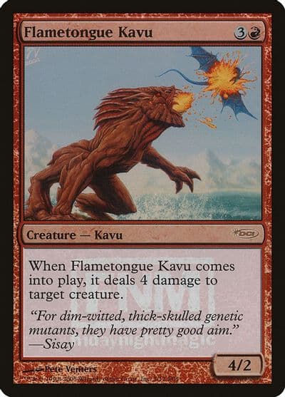 Flametongue Kavu FNM Promos Magic card