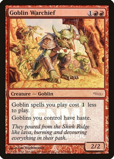 Goblin Warchief 2006 FNM Promos Magic card