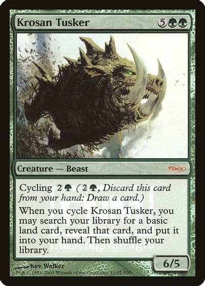 Krosan Tusker FNM Promos Magic card