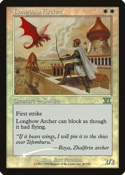 Longbow Archer FNM Promos Magic card