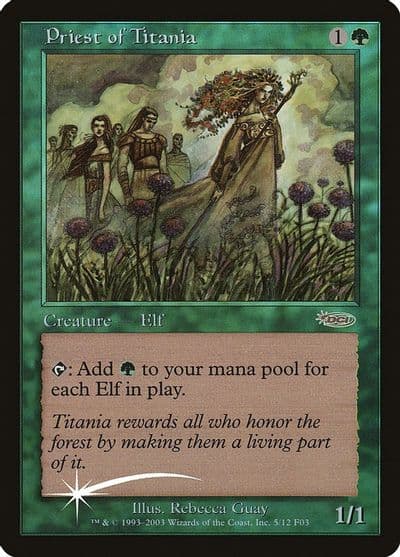 Priest of Titania FNM Promos Magic card