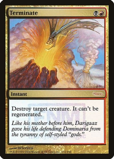 Terminate FNM Promos Magic card