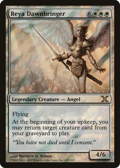 Reya Dawnbringer Game Day & Store Championship Promos Magic card