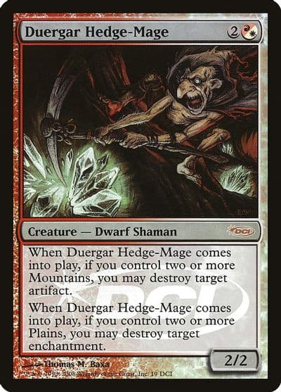 Duergar Hedge Mage WPN & Gateway Promos Magic card
