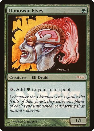 Llanowar Elves WPN & Gateway Promos Magic card