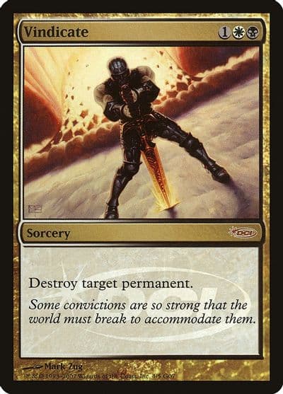Vindicate 2007 Judge Promos Magic card