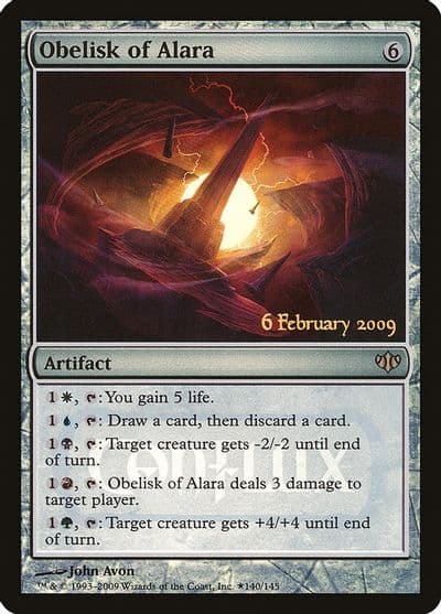 Obelisk of Alara Launch Party & Release Event Promos Magic card
