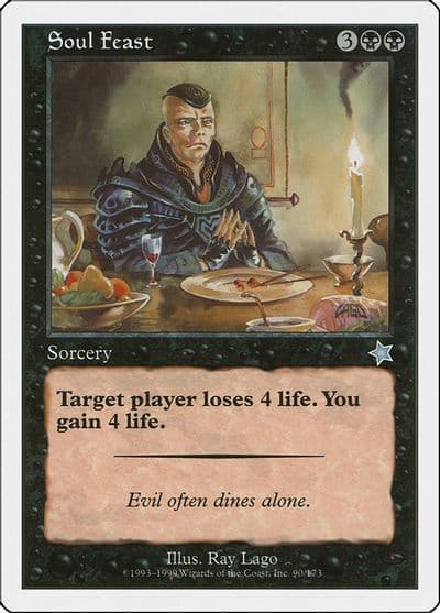 Soul Feast Starter 1999 Magic card