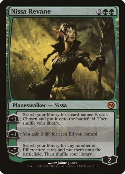 Nissa Revane Media Promos Magic card