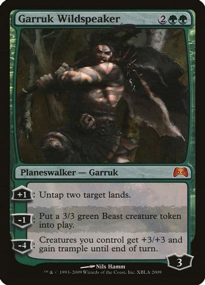 Garruk Wildspeaker Media Promos Magic card
