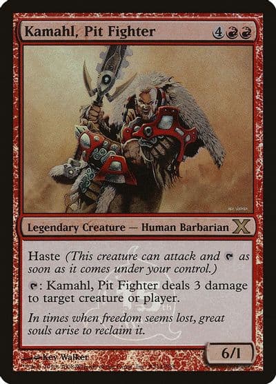 Kamahl Pit Fighter 15th Anniversary Unique and Miscellaneous Promos Magic card