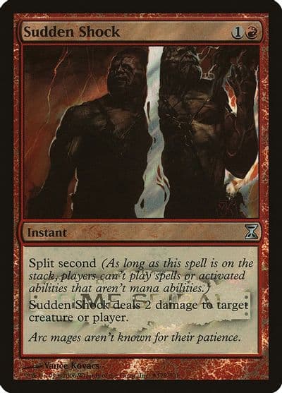 Sudden Shock Launch Party & Release Event Promos Magic card