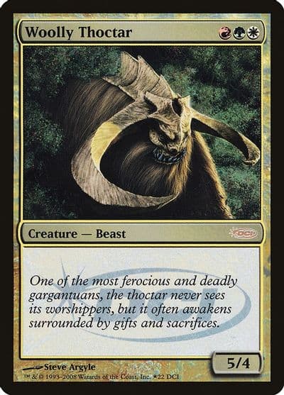 Woolly Thoctar WPN & Gateway Promos Magic card
