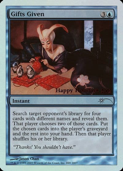 Gifts Given Special Occasion Magic card