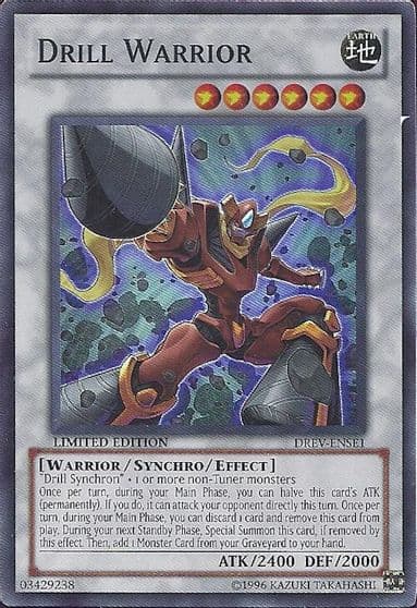 Drill Warrior Duelist Revolution Yu-Gi-Oh! card