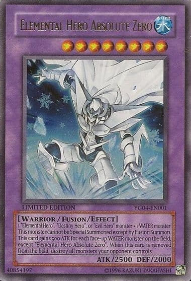 Elemental Hero Absolute Zero Miscellaneous Promotional Cards Yu-Gi-Oh! card