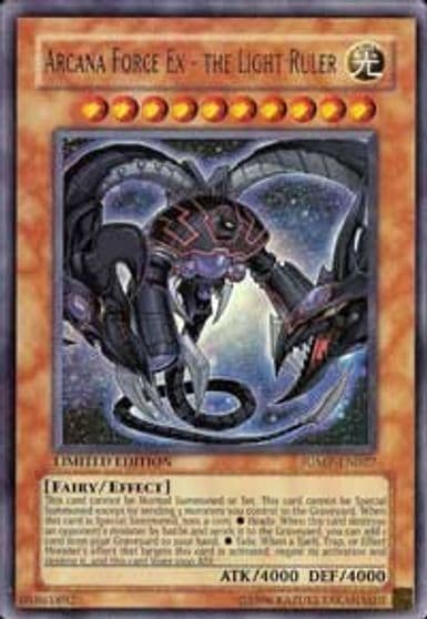 Arcana Force Ex the Light Ruler Shonen Jump Magazine Promos Yu-Gi-Oh! card