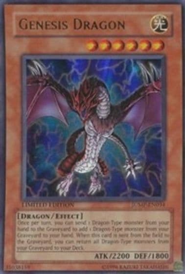 Genesis Dragon Shonen Jump Magazine Promos Yu-Gi-Oh! card