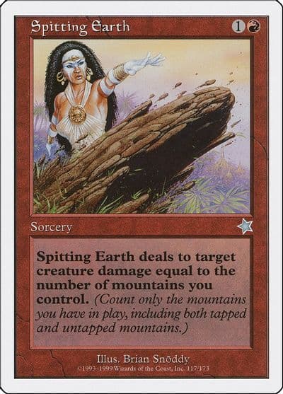 Spitting Earth Starter 1999 Magic card