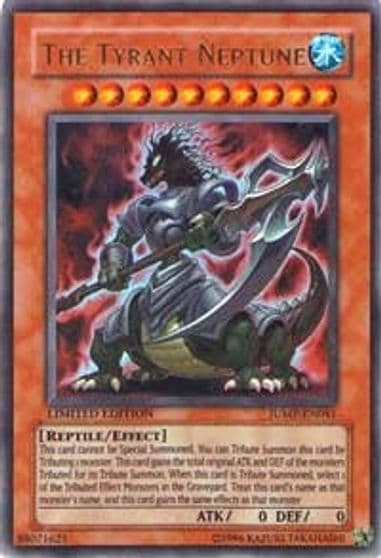 The Tyrant Neptune Shonen Jump Magazine Promos Yu-Gi-Oh! card