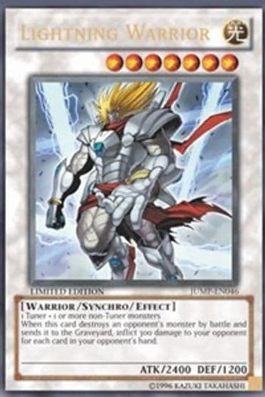 Lightning Warrior Shonen Jump Magazine Promos Yu-Gi-Oh! card
