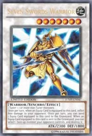 Seven Swords Warrior Shonen Jump Magazine Promos Yu-Gi-Oh! card