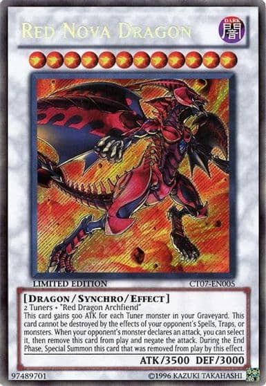 Red Nova Dragon 2010 Collectors Tins Yu-Gi-Oh! card