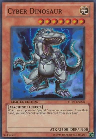 Cyber Dinosaur 2010 Collectors Tins Yu-Gi-Oh! card