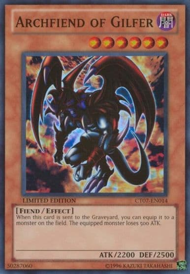 Archfiend of Gilfer 2010 Collectors Tins Yu-Gi-Oh! card