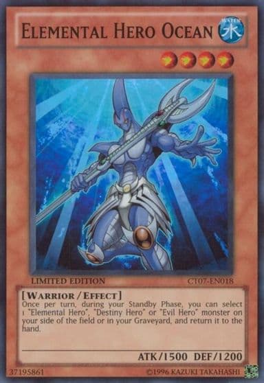 Elemental HERO Ocean 2010 Collectors Tins Yu-Gi-Oh! card