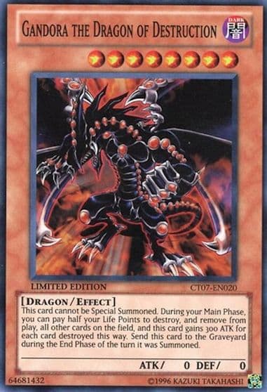 Gandora the Dragon of Destruction 2010 Collectors Tins Yu-Gi-Oh! card