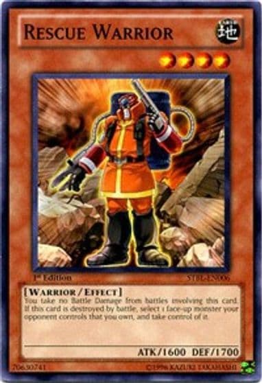 Rescue Warrior Starstrike Blast Yu-Gi-Oh! card