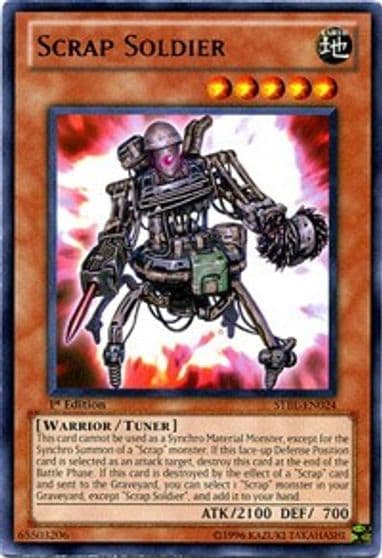 Scrap Soldier Starstrike Blast Yu-Gi-Oh! card