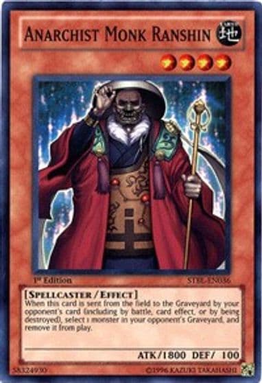 Anarchist Monk Ranshin Starstrike Blast Yu-Gi-Oh! card