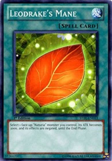 Leodrakes Mane Starstrike Blast Yu-Gi-Oh! card