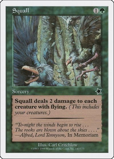 Squall Starter 1999 Magic card