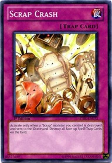 Scrap Crash Starstrike Blast Yu-Gi-Oh! card