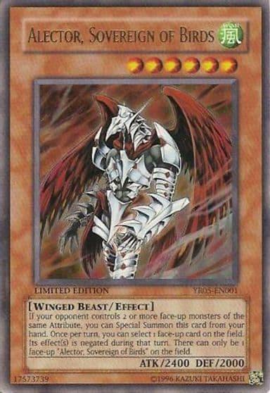 Alector Sovereign of Birds Yu-Gi-Oh! R Manga Promo Yu-Gi-Oh! card