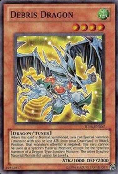 Debris Dragon Turbo Pack: Booster Four Yu-Gi-Oh! card