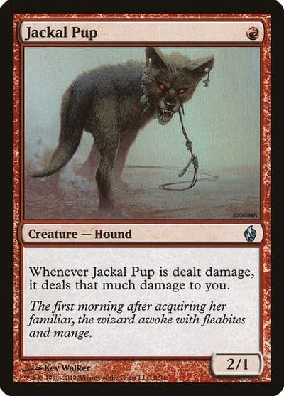 Jackal Pup Premium Deck Series: Fire and Lightning Magic card