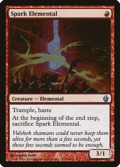 Spark Elemental Premium Deck Series: Fire and Lightning Magic card