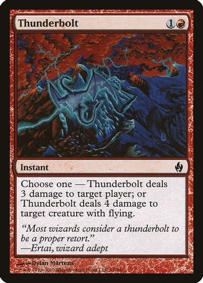 Thunderbolt Premium Deck Series: Fire and Lightning Magic card
