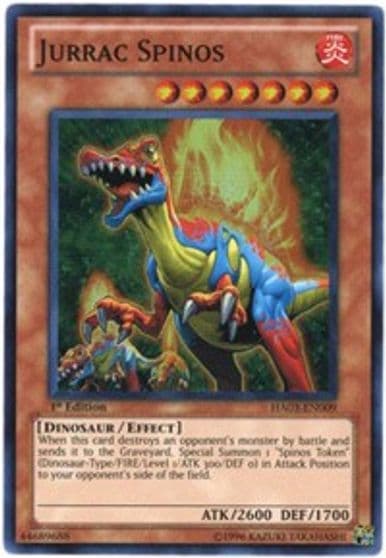Jurrac Spinos Hidden Arsenal 3 Yu-Gi-Oh! card