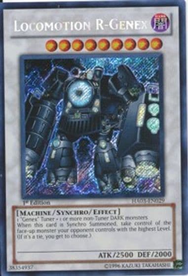 Locomotion R Genex Hidden Arsenal 3 Yu-Gi-Oh! card