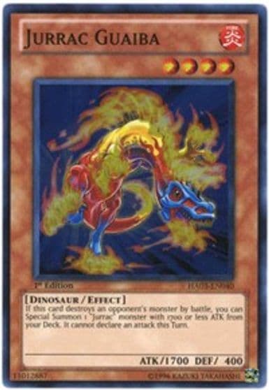 Jurrac Guaiba Hidden Arsenal 3 Yu-Gi-Oh! card