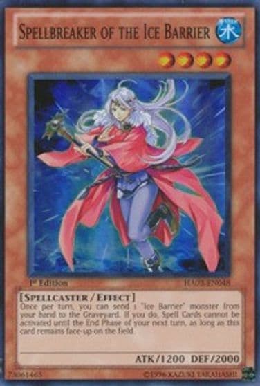 Spellbreaker of the Ice Barrier Hidden Arsenal 3 Yu-Gi-Oh! card