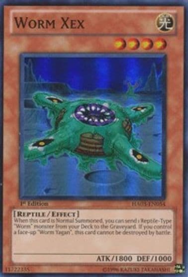 Worm Xex Hidden Arsenal 3 Yu-Gi-Oh! card